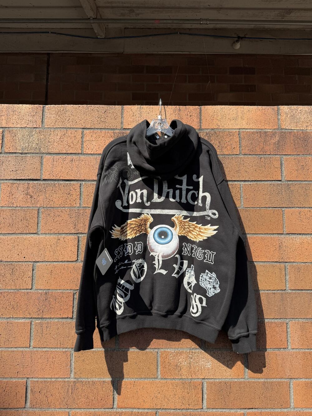 Darc Sport x Von Dutch DSVD SSDD NFGU Pierce Sweatshirt Hoodie Black Kulture
